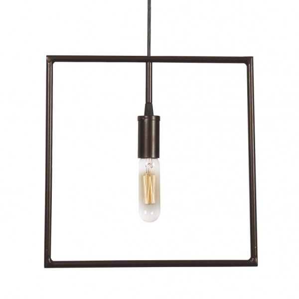 Подвесной светильник Shape Square Pendant Коричневый Подвесной светильник Shape Square Pendant Коричневый в Костроме | Loft Concept