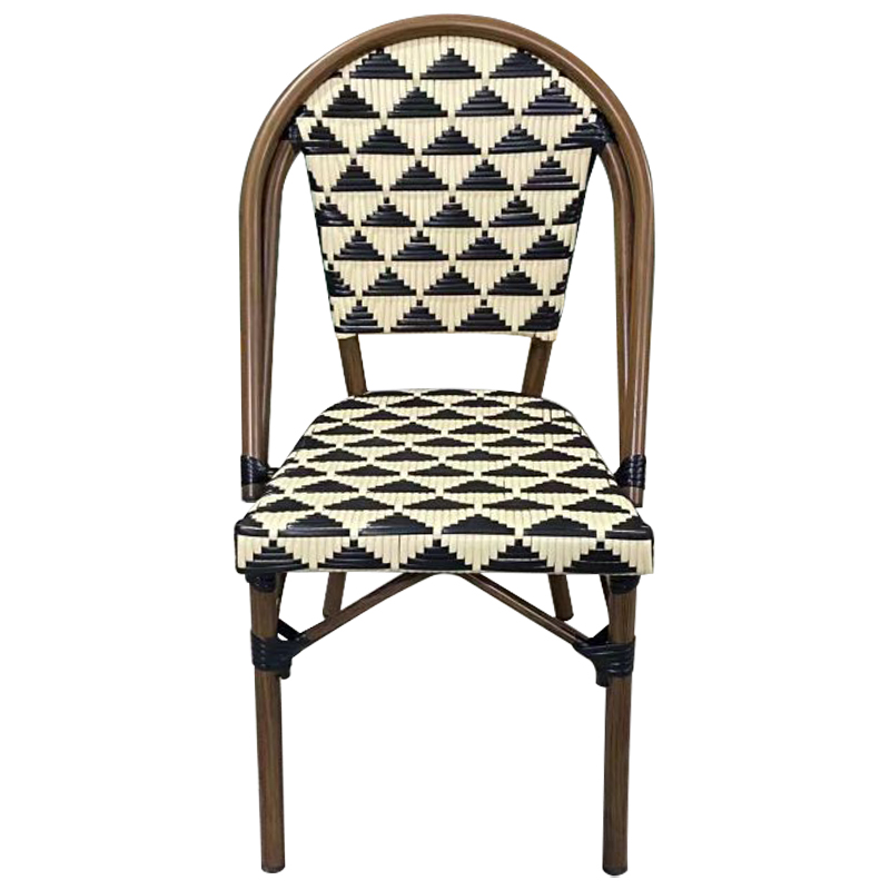 Стул ротанг Wicker Astor Rattan Chair Коричневый Черно-белый Стул ротанг Wicker Astor Rattan Chair Коричневый Черно-белый в Костроме | Loft Concept