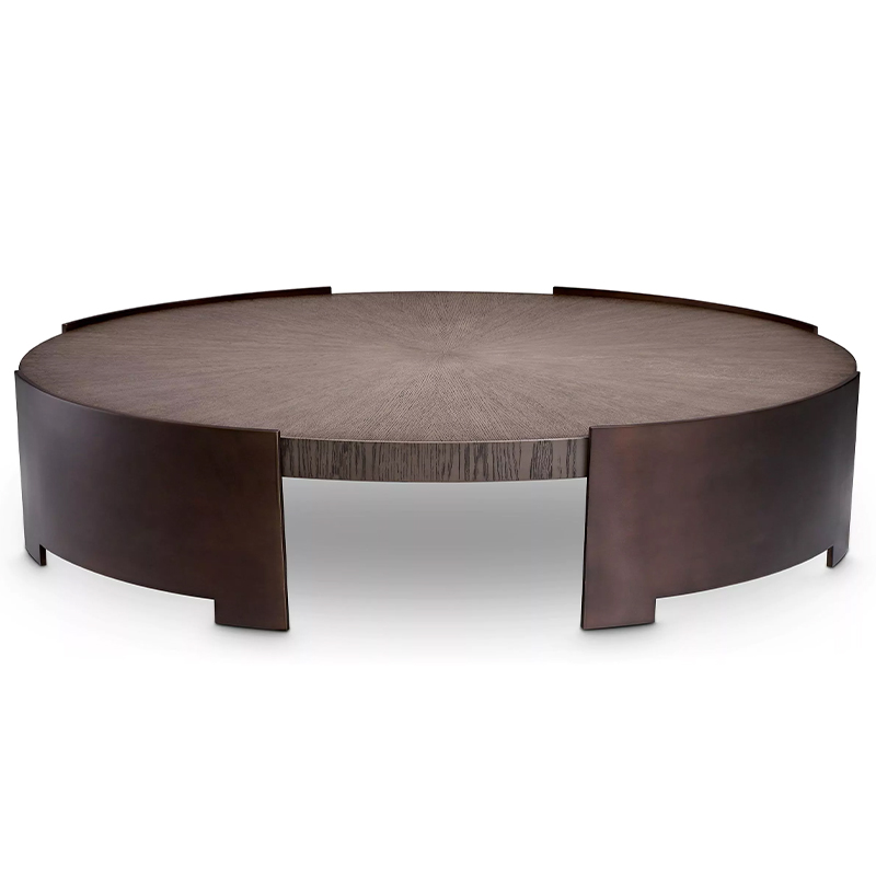 Кофейный стол Eichholtz Coffee Table Quinto Коричневый Темная бронза винтаж в Костроме | Loft Concept 