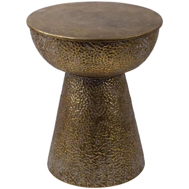 Приставной стол Ludda Side Table Винтажная латунь Приставной стол Ludda Side Table Винтажная латунь в Костроме | Loft Concept