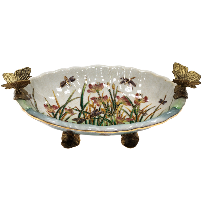 Блюдо Bronze Butterflies Бронза Мульти Блюдо Bronze Butterflies Бронза Мульти в Костроме | Loft Concept