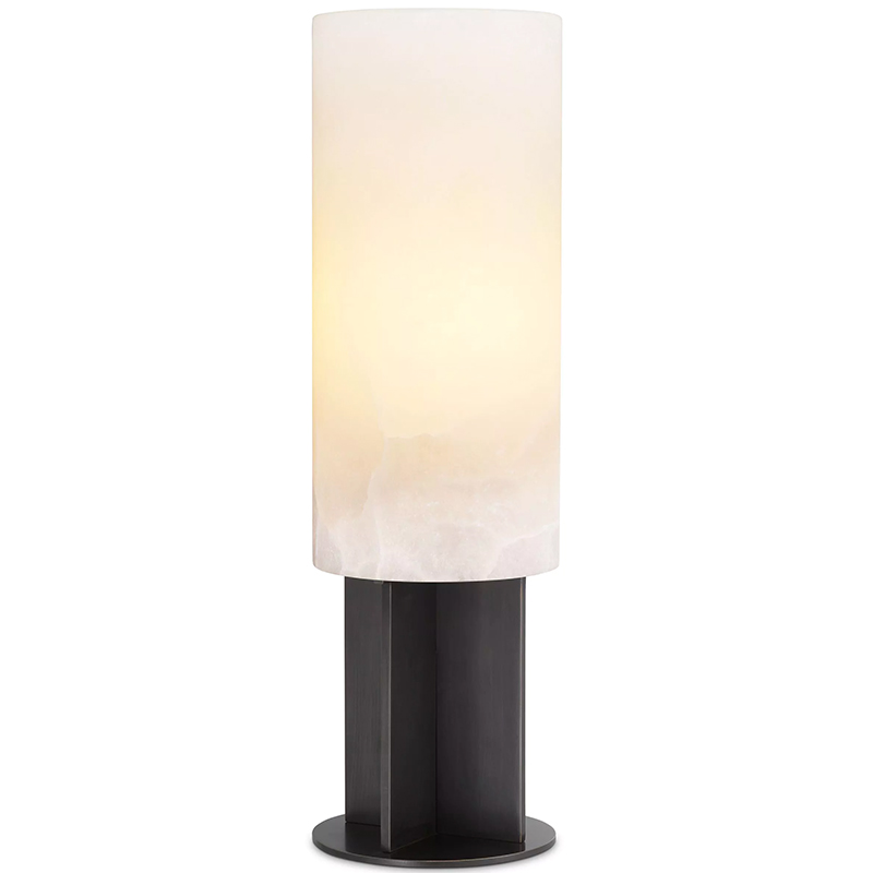 Настольная лампа Eichholtz Table Lamp Giorgina Bronze Белый Темная бронза Черный Настольная лампа Eichholtz Table Lamp Giorgina Bronze Белый Темная бронза Черный в Костроме | Loft Concept