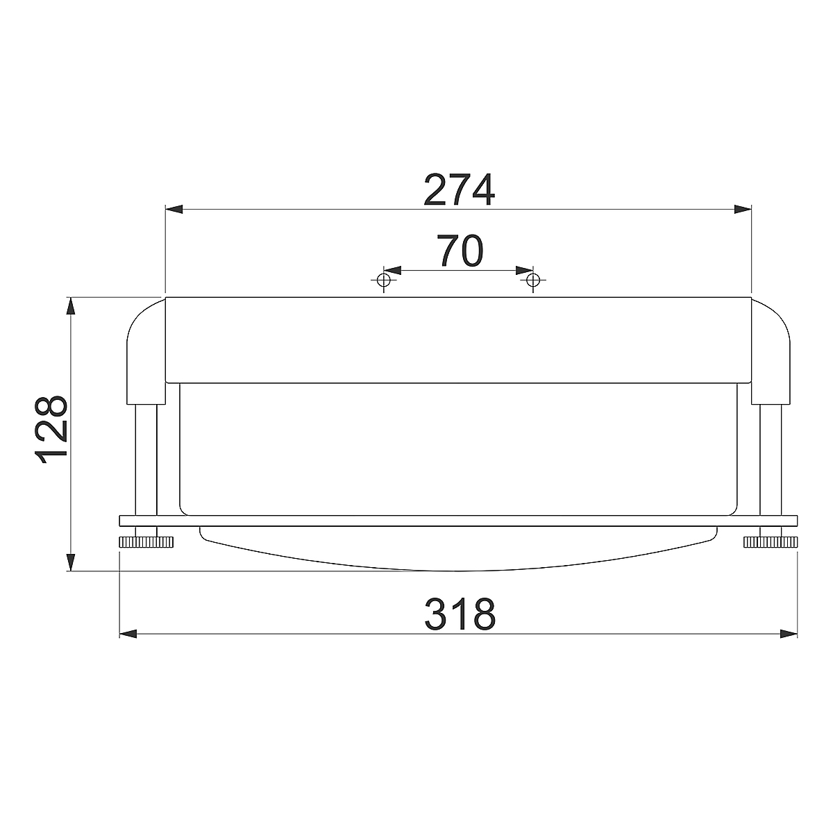 Потолочный светильник для ванных комнат цвета никель с плафоном из опалового стекла и декоративными держателями Hinkley в Костроме