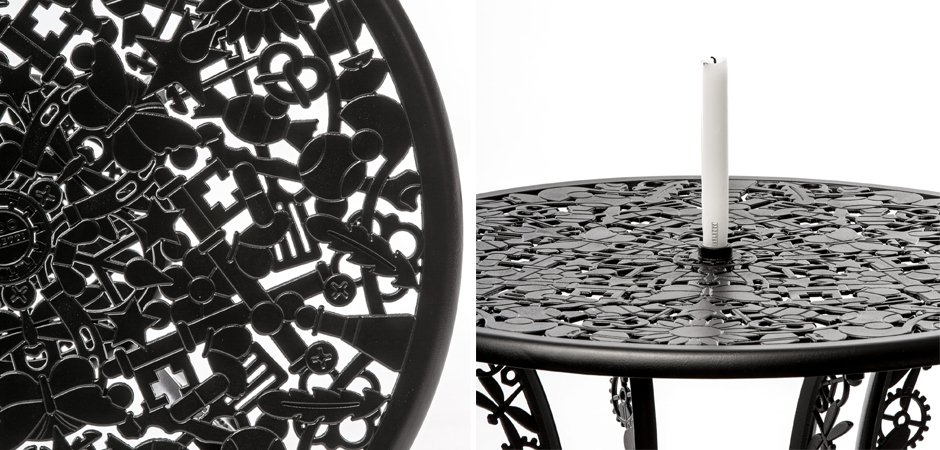 Обеденный стол Industry Collection ALUMINIUM TABLE – BLACK Обеденный стол Industry Collection ALUMINIUM TABLE – BLACK - Loft-Concept в Костроме