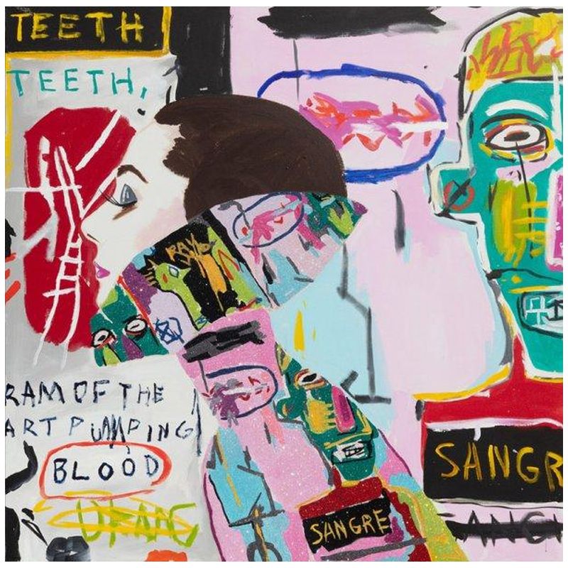 Картина She Dreamed of Basquiat in Pink Мульти Картина She Dreamed of Basquiat in Pink Мульти в Костроме | Loft Concept