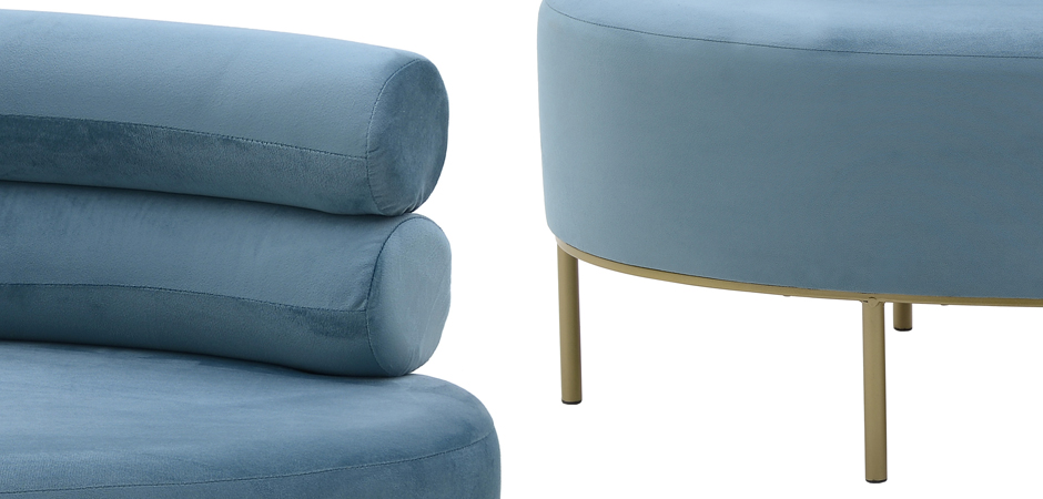 Кушетка Fening Lounge Blue Кушетка Fening Lounge Blue - Loft-Concept в Костроме