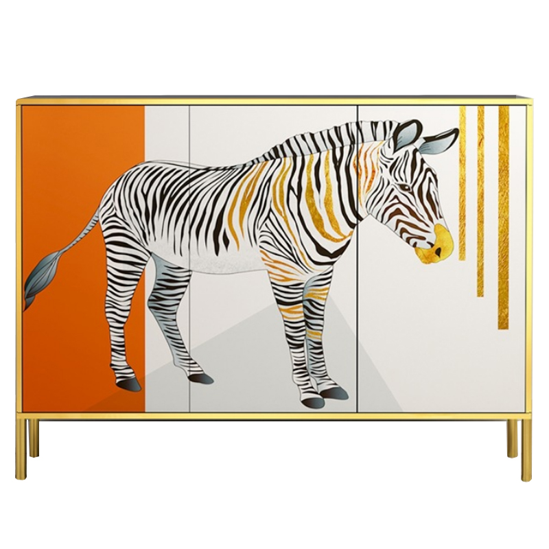 Комод Зебра Chest of drawers Zebra ivory ( слоновая кость ) Оранжевый Латунь Комод Зебра Chest of drawers Zebra ivory ( слоновая кость ) Оранжевый Латунь в Костроме | Loft Concept