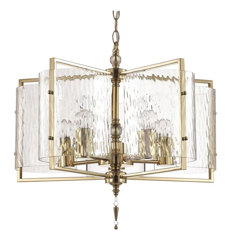 Люстра Karissa Gold Chandelier 48 Глянцевое золото Прозрачный (Transparent) Люстра Karissa Gold Chandelier 48 Глянцевое золото Прозрачный (Transparent) в Костроме | Loft Concept