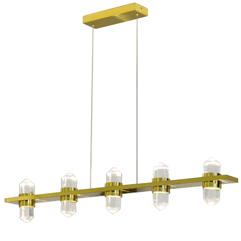 Люстра large Crystals Line Brass Латунь Прозрачный Люстра large Crystals Line Brass Латунь Прозрачный в Костроме | Loft Concept