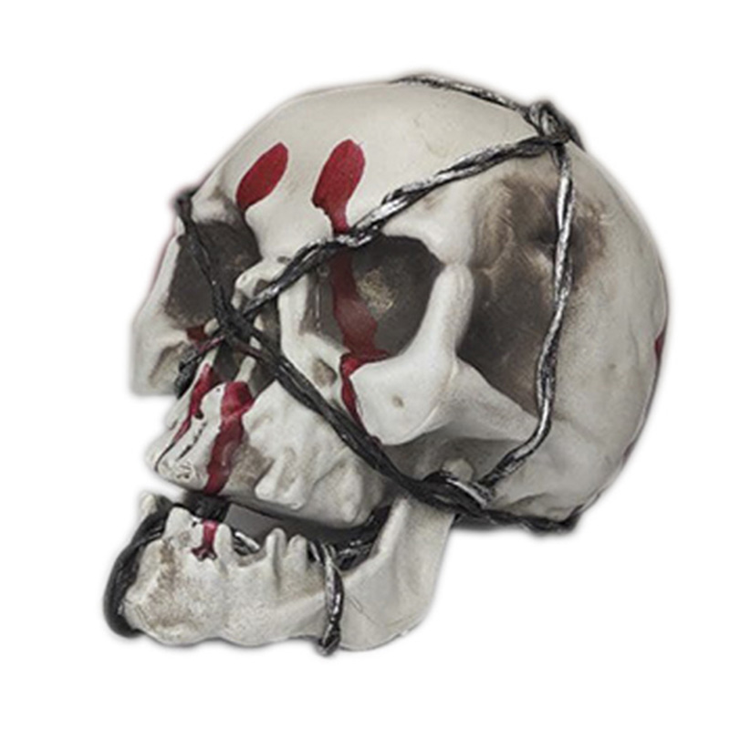 Аксессуар HALLOWEEN Skull Серый Черный Красный Аксессуар HALLOWEEN Skull Серый Черный Красный в Костроме | Loft Concept