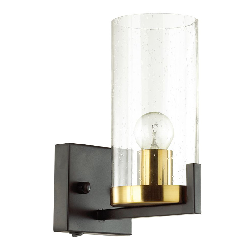 Бра Goran Sconce Прозрачный Глянцевое золото Черный Бра Goran Sconce Прозрачный Глянцевое золото Черный в Костроме | Loft Concept