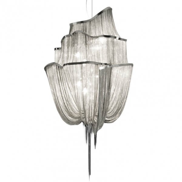 Люстра Terzani Atlantis Chandelier NICKEL Хром Люстра Terzani Atlantis Chandelier NICKEL Хром в Костроме | Loft Concept