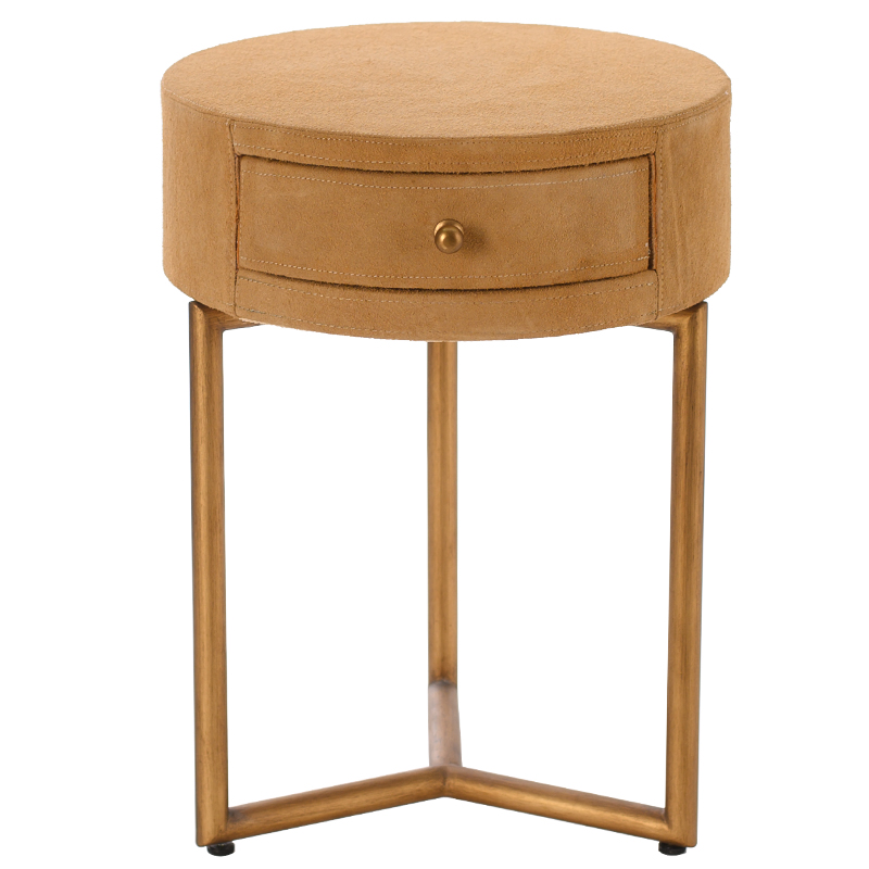 Приставной стол Suede Side Table Медь Приставной стол Suede Side Table Медь в Костроме | Loft Concept