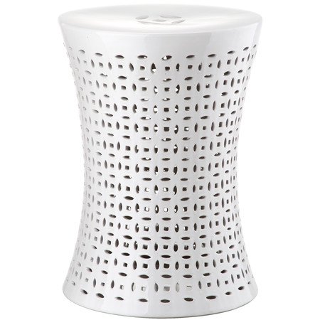 Керамический табурет Camilla Garden Stool White Белый Керамический табурет Camilla Garden Stool White Белый в Костроме | Loft Concept