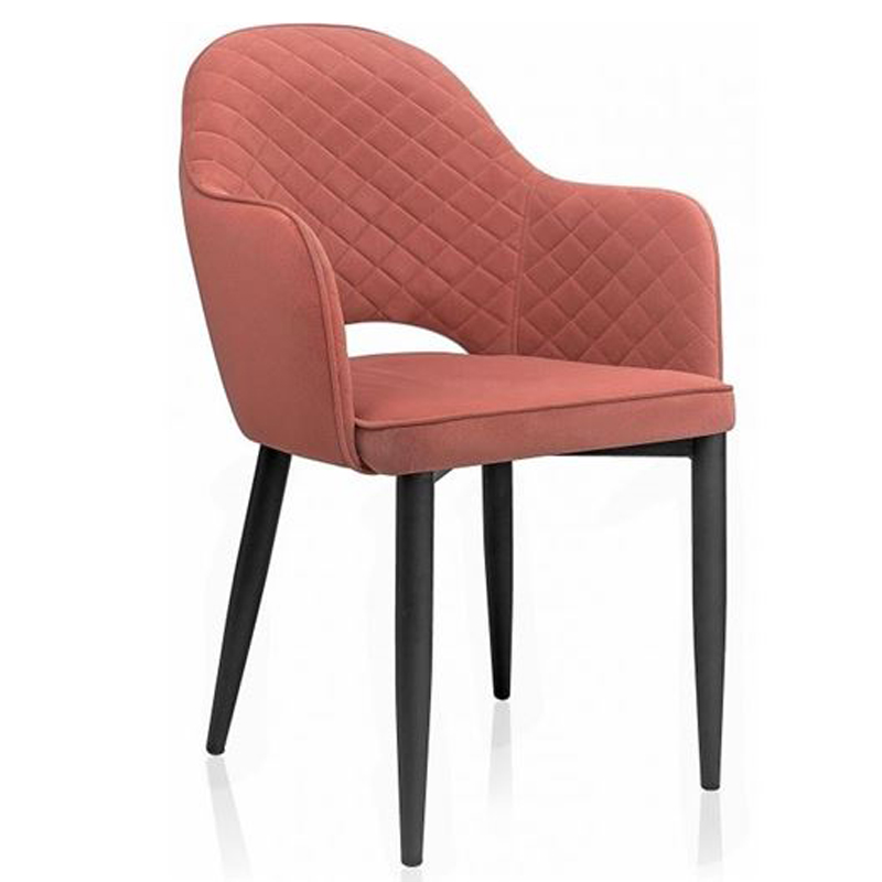 Стул Sharron Chair coral Коралловый Черный Стул Sharron Chair coral Коралловый Черный в Костроме | Loft Concept