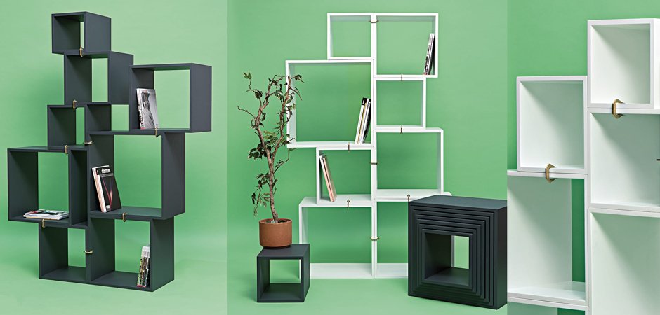 Стеллаж Seletti Assemblage Antracite Стеллаж Seletti Assemblage Antracite - Loft-Concept в Костроме
