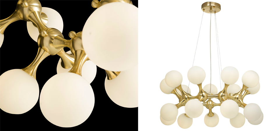 Люстра MOONDROP Chandelier Gold 18 Люстра MOONDROP Chandelier Gold 18 - Loft-Concept в Костроме