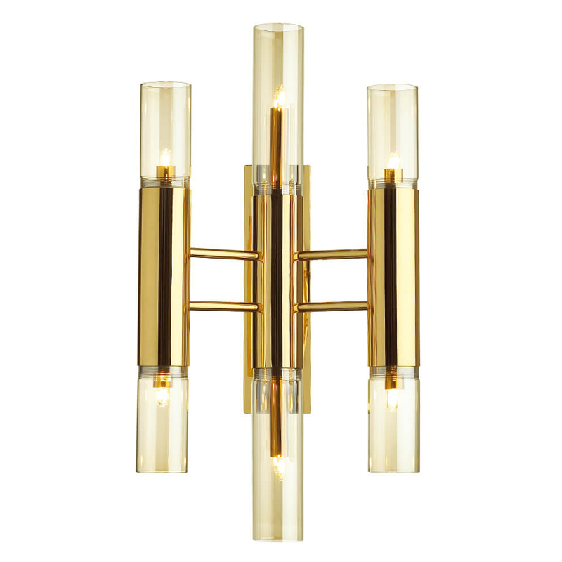 Бра WATERFALL WALL 6 Янтарь (Amber) Глянцевое золото Бра WATERFALL WALL 6 Янтарь (Amber) Глянцевое золото в Костроме | Loft Concept