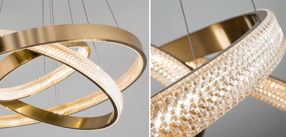 Люстра ORACLE 3 Rings Gold Люстра ORACLE 3 Rings Gold - Loft-Concept в Костроме