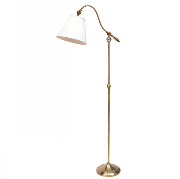 Напольный светильник Classic Ambre Light Floor Латунь Античная полированная Напольный светильник Classic Ambre Light Floor Латунь Античная полированная в Костроме | Loft Concept