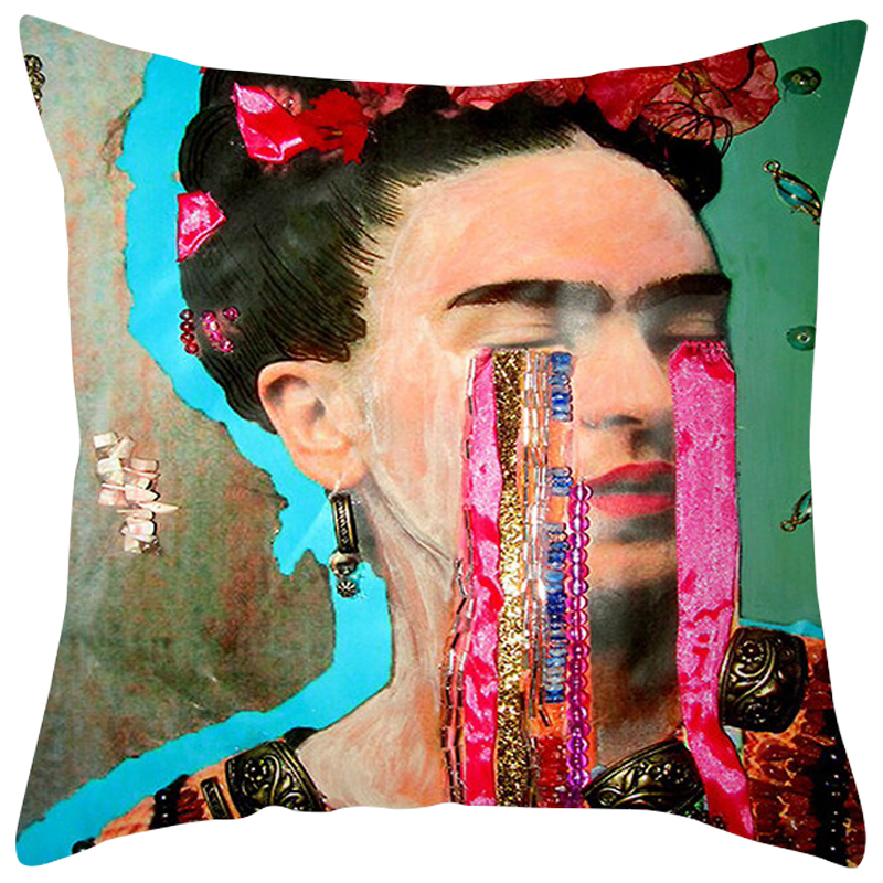 Декоративная подушка Frida Kahlo 15 Мульти Декоративная подушка Frida Kahlo 15 Мульти в Костроме | Loft Concept