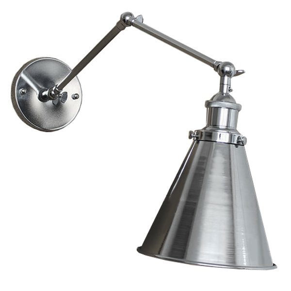 БРА 20TH C LIBRARY SINGLE SCONCE SILVER II Хром БРА 20TH C LIBRARY SINGLE SCONCE SILVER II Хром в Костроме | Loft Concept