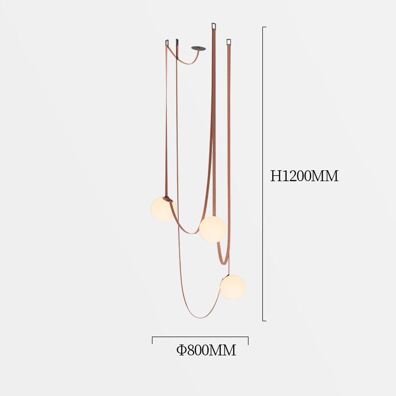 Vibia PLUSMINUS Серия подвесных светильников с белыми шарообразными плафонами из стекла на красных текстильных ремнях Vibia PLUSMINUS Серия подвесных светильников с белыми шарообразными плафонами из стекла на красных текстильных ремнях в Костроме