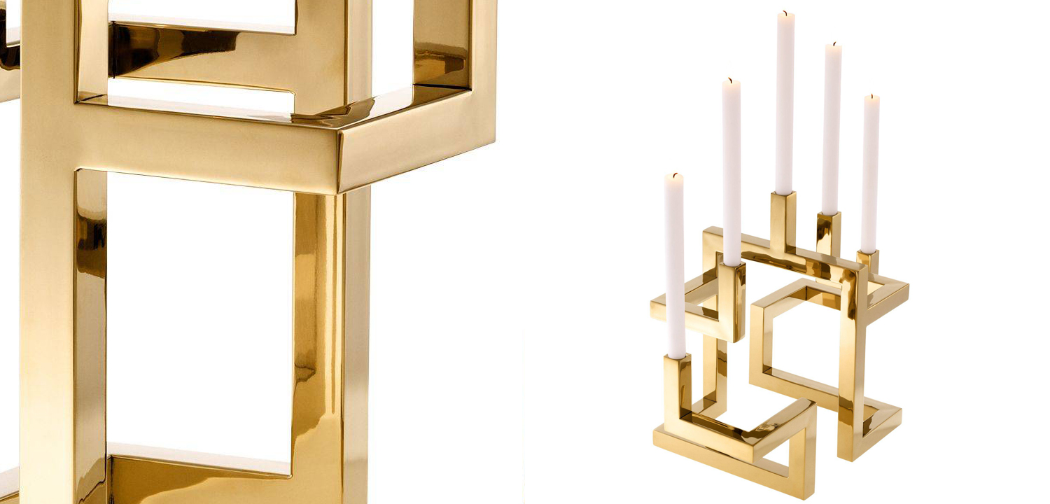 Подсвечник Eichholtz Candle Holder Skyline - фото