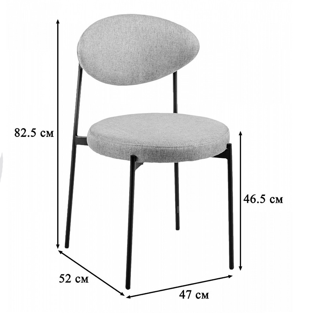 Стул металлический с мягкой спинкой и сиденьем Alfie Chair Стул металлический с мягкой спинкой и сиденьем Alfie Chair в Костроме