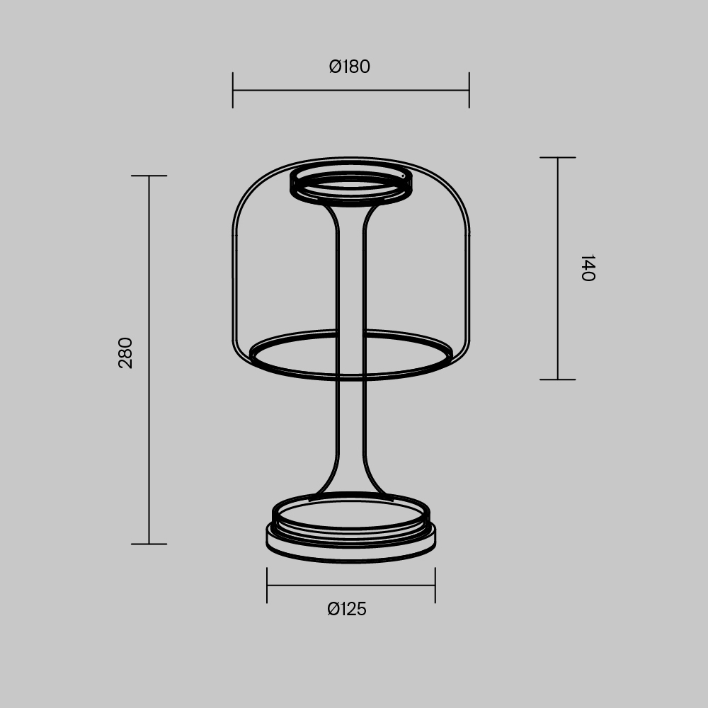 Настольный светильник Spirito 3000К 13Вт в Костроме