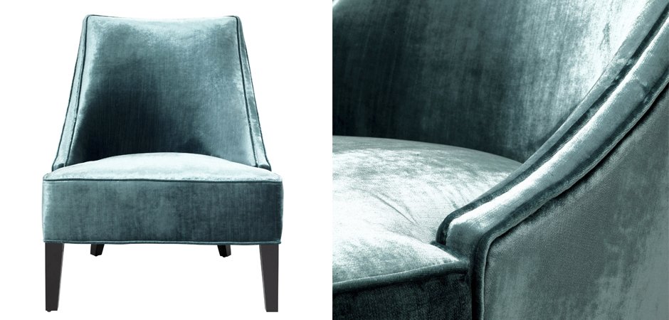 Кресло Eichholtz Chair Dulwich Turquoise Кресло Eichholtz Chair Dulwich Turquoise - Loft-Concept в Костроме