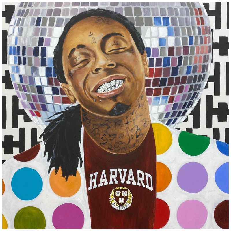 Картина Harvard Disco Weezy Мульти Картина Harvard Disco Weezy Мульти в Костроме | Loft Concept
