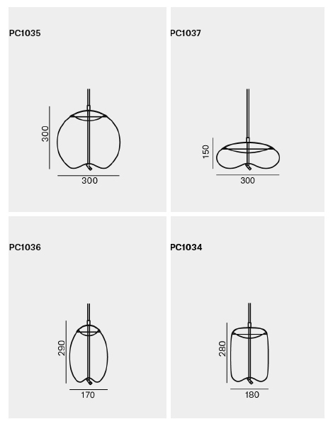 Подвесной светильник KNOT Small Gray glass Подвесной светильник KNOT Small Gray glass в Костроме