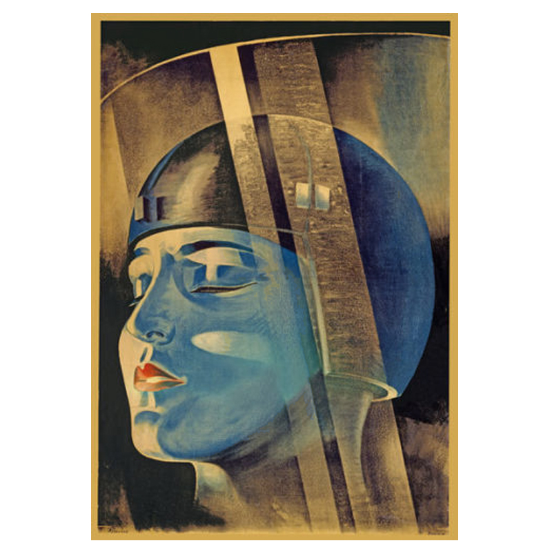 Poster Metropolis Постер "Метрополис" на Холсте Бежево-серый Poster Metropolis Постер "Метрополис" на Холсте Бежево-серый в Костроме | Loft Concept