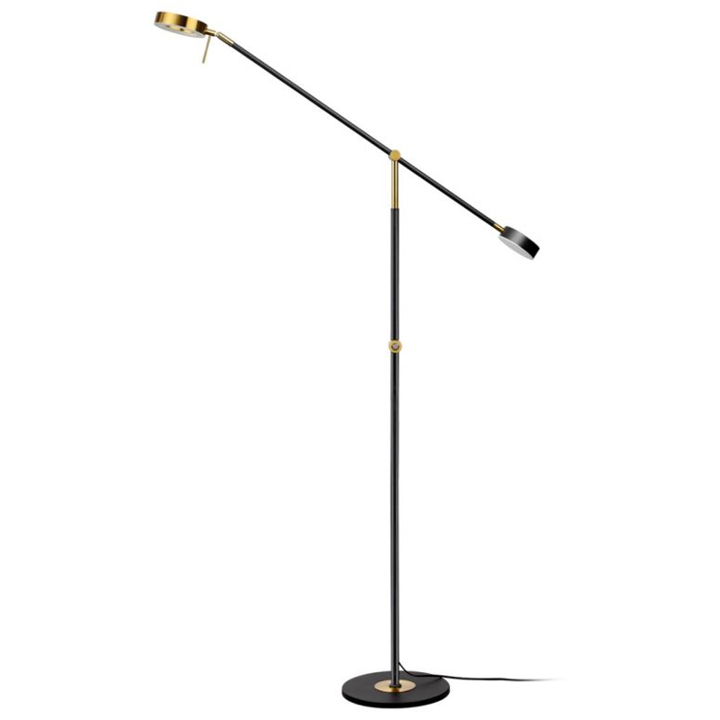 Торшер с регулировкой Bendik Lighting Бронза Черный Торшер с регулировкой Bendik Lighting Бронза Черный в Костроме | Loft Concept
