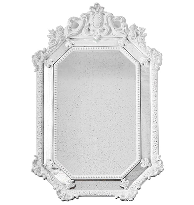 Зеркало Antique ornament White Белый Зеркало Antique ornament White Белый в Костроме | Loft Concept