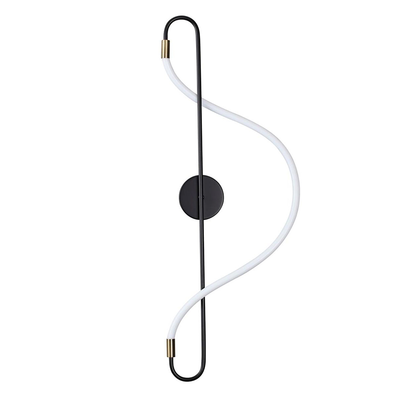 Бра GLORIFY WALL Black Wall lamp 80 Черный Белый Бра GLORIFY WALL Black Wall lamp 80 Черный Белый в Костроме | Loft Concept
