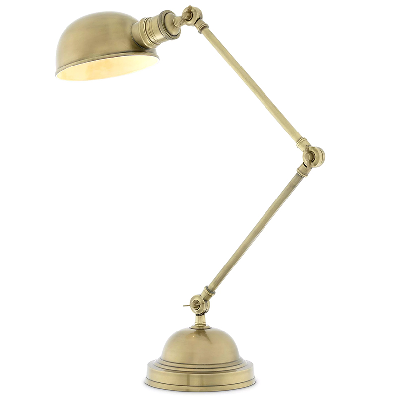 Настольная лампа Eichholtz Desk Lamp Soho Винтажная латунь Латунь Настольная лампа Eichholtz Desk Lamp Soho Винтажная латунь Латунь в Костроме | Loft Concept