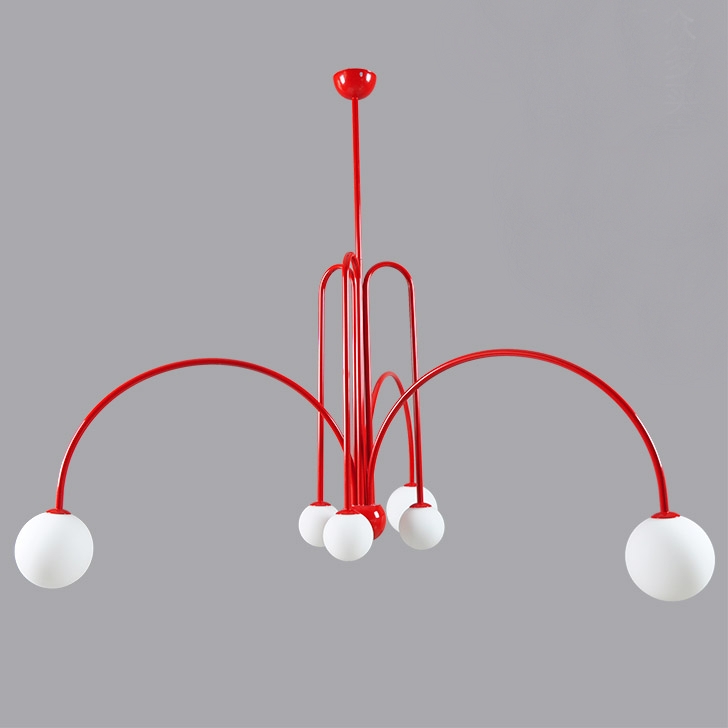 Люстра Fontana Amorosa Gran Finale Red Красный Белый Люстра Fontana Amorosa Gran Finale Red Красный Белый в Костроме | Loft Concept