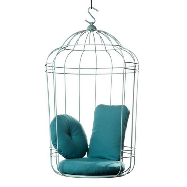 Подвесное кресло "клетка" Swing chair Cage Тёмный циан Дымчатая Роза Серый Терракотовый Желтый Подвесное кресло "клетка" Swing chair Cage Тёмный циан Дымчатая Роза Серый Терракотовый Желтый в Костроме | Loft Concept
