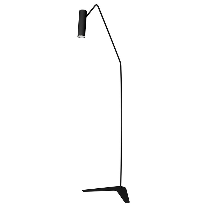 Торшер Tibo Trumpet Floor Lamp black Черный Торшер Tibo Trumpet Floor Lamp black Черный в Костроме | Loft Concept