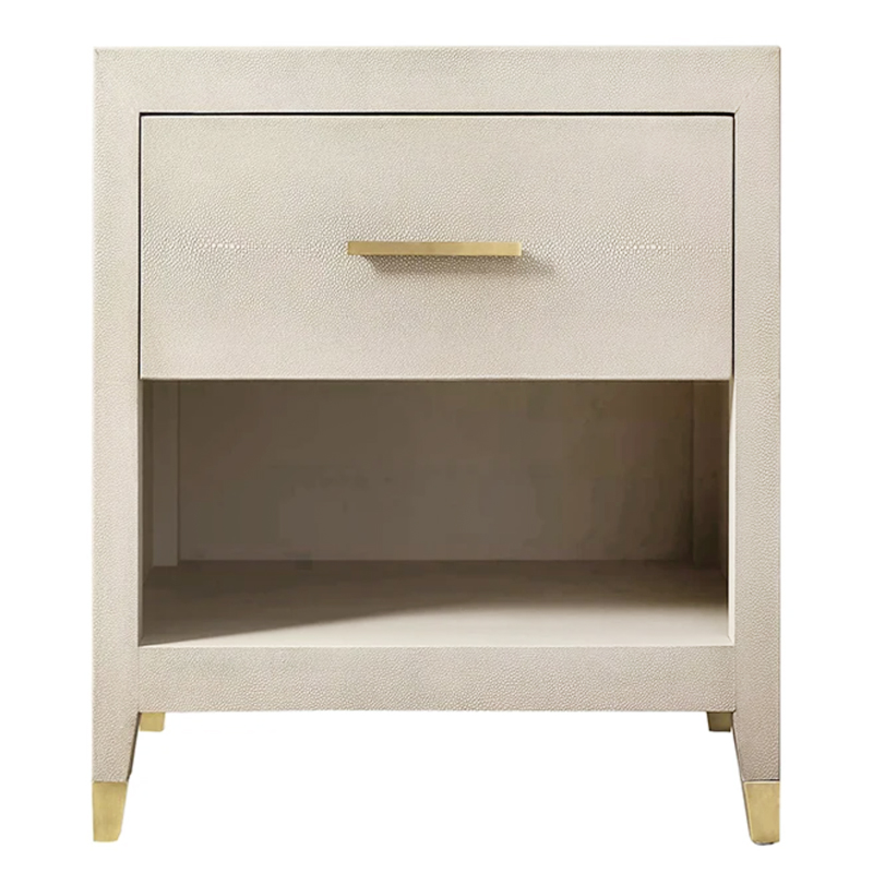 Charles Stingray Ivory Bedside table Тумбочка скат Золотой ivory ( слоновая кость ) Charles Stingray Ivory Bedside table Тумбочка скат Золотой ivory ( слоновая кость ) в Костроме | Loft Concept