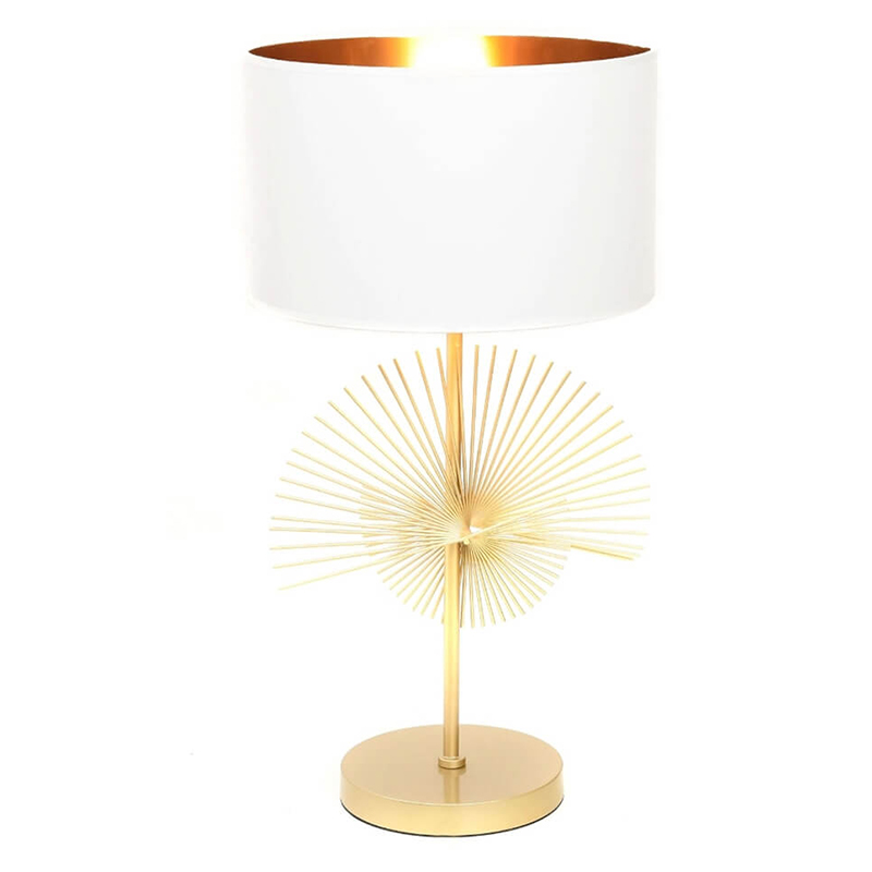 Настольная лампа Genoveva Table lamp white Белый Золотой Настольная лампа Genoveva Table lamp white Белый Золотой в Костроме | Loft Concept