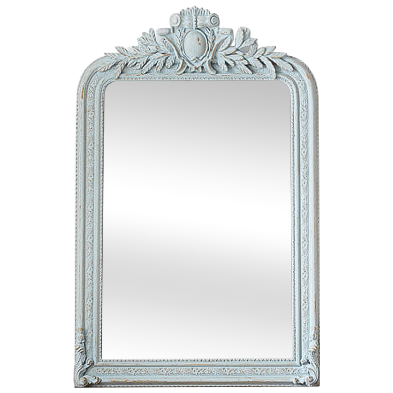 Зеркало Polastron Mirror Pastel Blue Винтажный голубой Зеркало Polastron Mirror Pastel Blue Винтажный голубой в Костроме | Loft Concept
