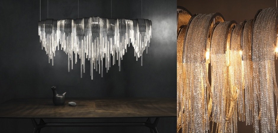 Люстра Volver Golden Chain Chandelier Люстра Volver Golden Chain Chandelier - Loft-Concept в Костроме