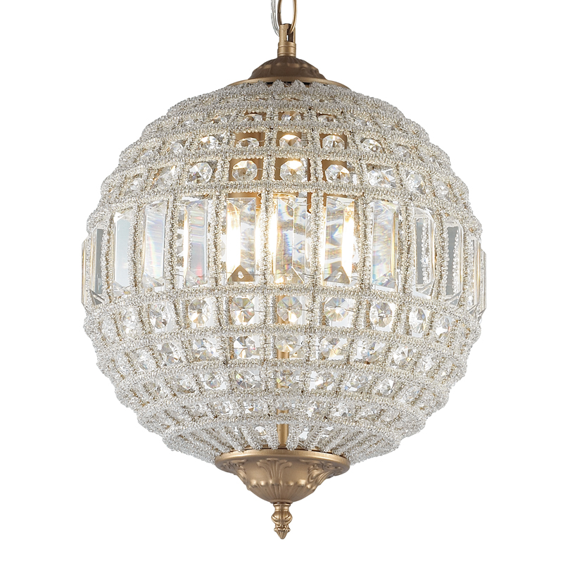 Люстра Sandrain Chandelier Бронза Прозрачный Люстра Sandrain Chandelier Бронза Прозрачный в Костроме | Loft Concept