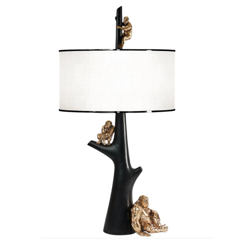 Торшер Koko Lamp By Barlas Baylar 125 cm Бронза Белый Черный в Костроме | Loft Concept 