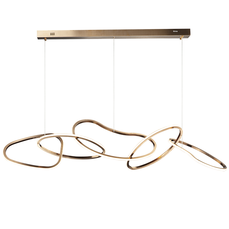 Unfolded Hanging RING Gold Глянцевое золото Unfolded Hanging RING Gold Глянцевое золото в Костроме | Loft Concept