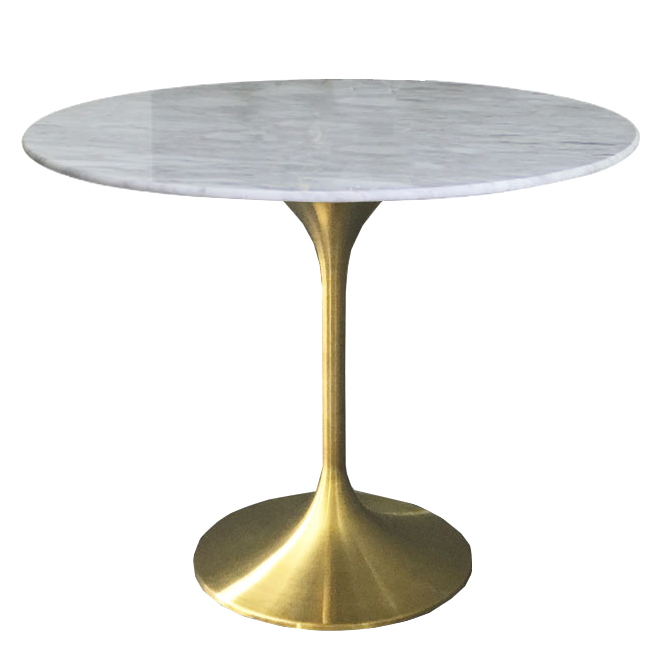 Стол Tulip brass Латунь Серый (Gray) Стол Tulip brass Латунь Серый (Gray) в Костроме | Loft Concept