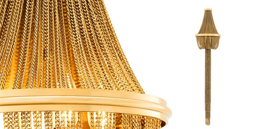 Бра Wall Lamp Martinez Gold Бра Wall Lamp Martinez Gold - Loft-Concept в Костроме